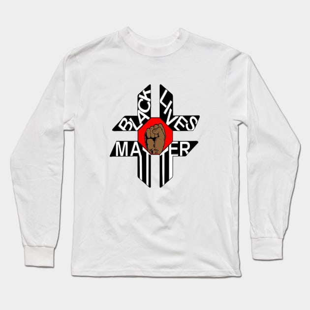 Black lives matter red heart Long Sleeve T-Shirt by Skrolla Life